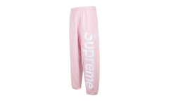 Satin Appliqué Sweatpant "FW23 - Light Pink" SU100084