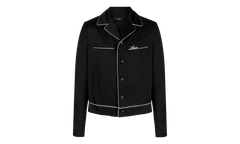 Long-Sleeve Pajama Jacket "Black" MSL004 001
