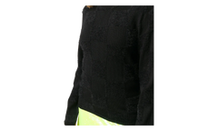 Solid Color Fringe Sweater WMNS "Black" GP N015 051 BLAC