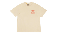 French T-Shirt "Cream / Orange" GD015
