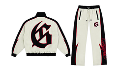 GT Tracksuit "White Red" GS197