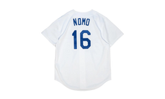 MLB Hideo Nomo Home Jersey "1997 Los Angeles Dodgers – White" AJY13362 LAD97HNOWHIT