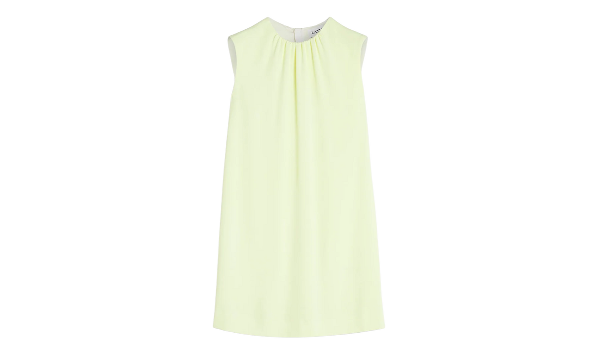 GATHERED NECK MINI DRESS "CITRON" RW DR0025 5606 P23_87