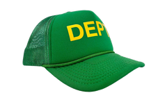 DEPT. Logo Trucker Hat "Green Yellow" GD132