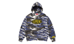 Performance Zip Up Hoodie "SS26 - Blue Camo" SU27285