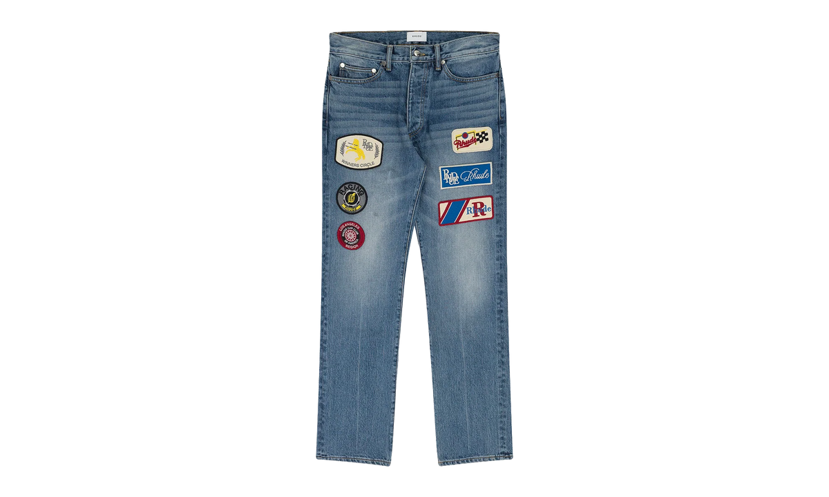 Patch Denim Pants "Indigo" RHD-MJNS-0044