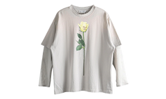 Layered Graphic T-Shirt WMNS "Light Grey" FN WN TSHI000872 LIGHT GREY