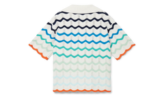 Gradient Wave T-Shirt "Orange / Multicolor" MS25 KW 984 01 MULT