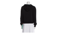 Rainbow Cropped Hoodie "Black / Multicolor" OWBB016R21JER0021084