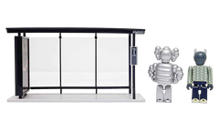 Medicom Bus Stop Series Volume 3 Vinyl Toy "Silver / Green" KAWS202468
