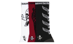 FOTI SOCKS "Multi - Black, White, Red" CHRM0796