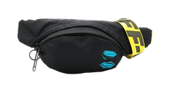 Nylon Yellow Logo Bumbag "Black" OMNA110E20FAB0011000