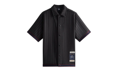 Pinstripe Woodpoint Shooting Shirt "Black" KHM031018 001
