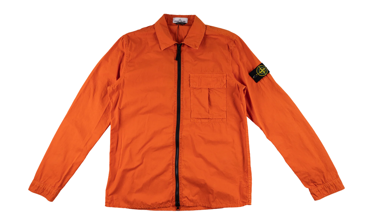 Zip Pocket Overshirt "Orange" 7115115WN V0132