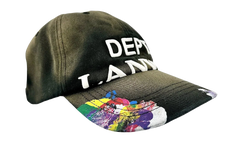 Paint Splatter Strapback Hat "Lanvin - Black" GDXLPSSHB