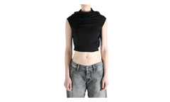 Jersey Shroud T-Shirts WMNS "Black" RP01F6225 JA 09