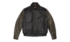 Leather Moto Jacket "Black" DT455