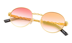 508 Mariner 24KT "Yellow Gold / Red Gradient Flash Gold" MN582 0005 18B4