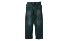 Washed Denim Wide Pants "Indigo" 252XBNH PTM04 INDIGO