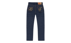 DT Metallic Gold Script 501 "Selvedge" DT398