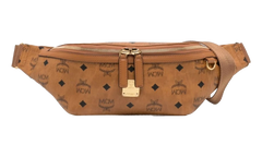 Medium Fürsten Belt Bag in Visetos "Cognac" MMZAAFI01CO001
