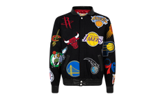 NBA Collage Wool Jacket "Black" NBA 101 BLK