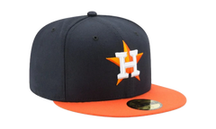 59FIFTY Houston Astros Road "Navy / Orange" 70360935
