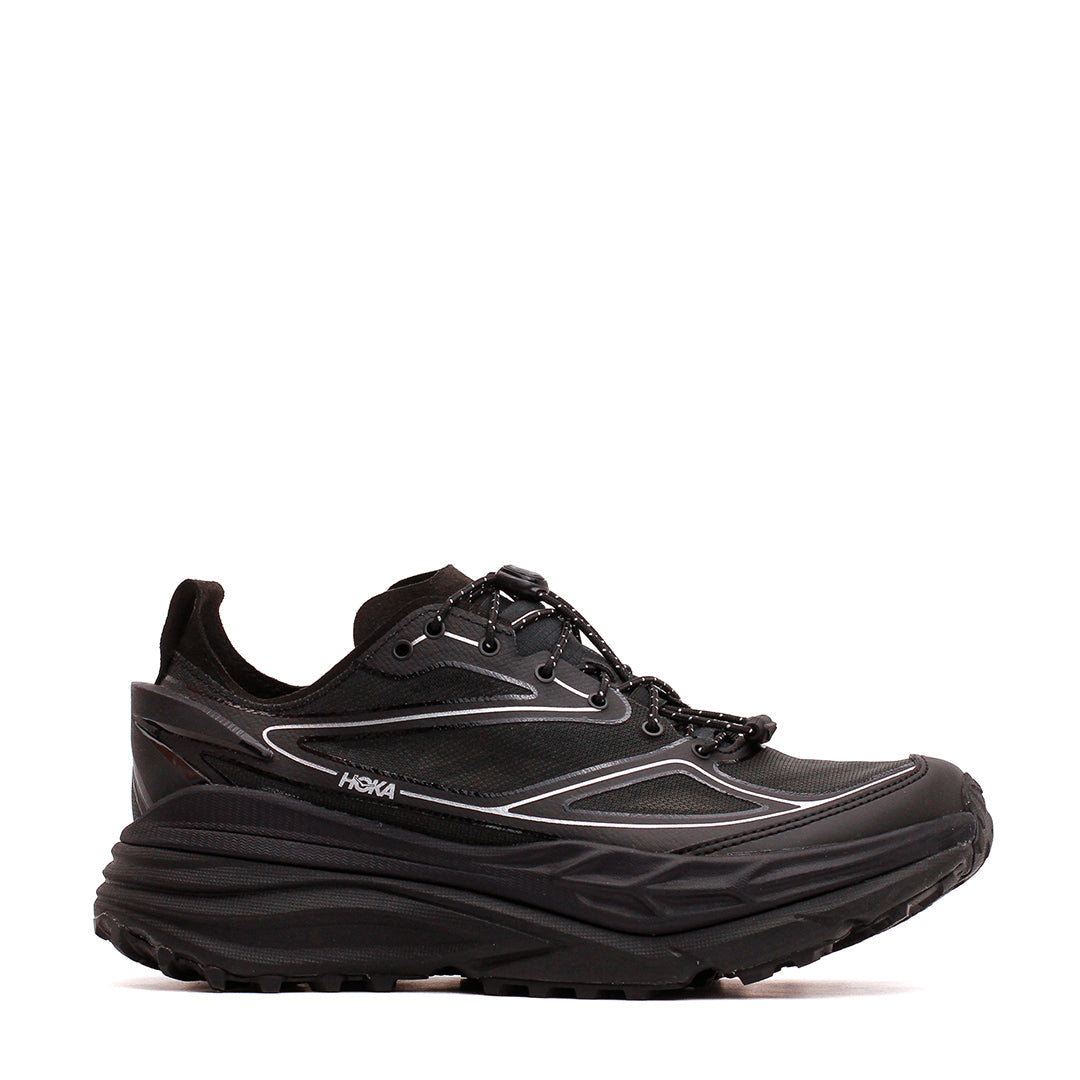 Hoka One One Unisex Stinson One7 Black Silver 1168931-BKSV