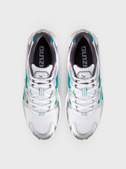 Mizuno Wave Rider 10 Sneakers | Silver/Teal Blue